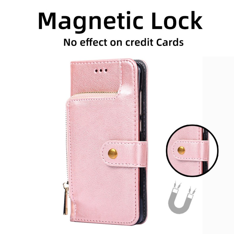 Suitable for Apple Phone Case Flip Multi-function Card Slot